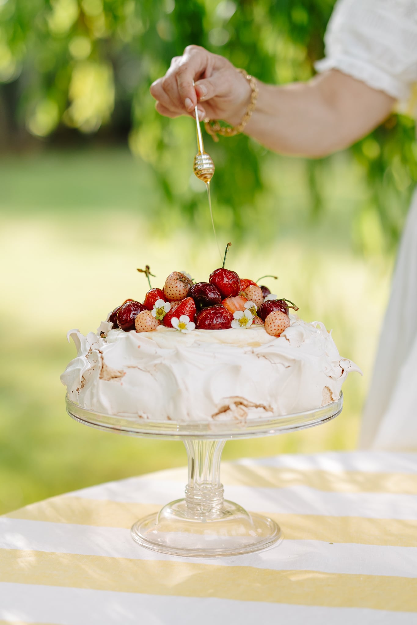 Rosewater Summer Pavlova