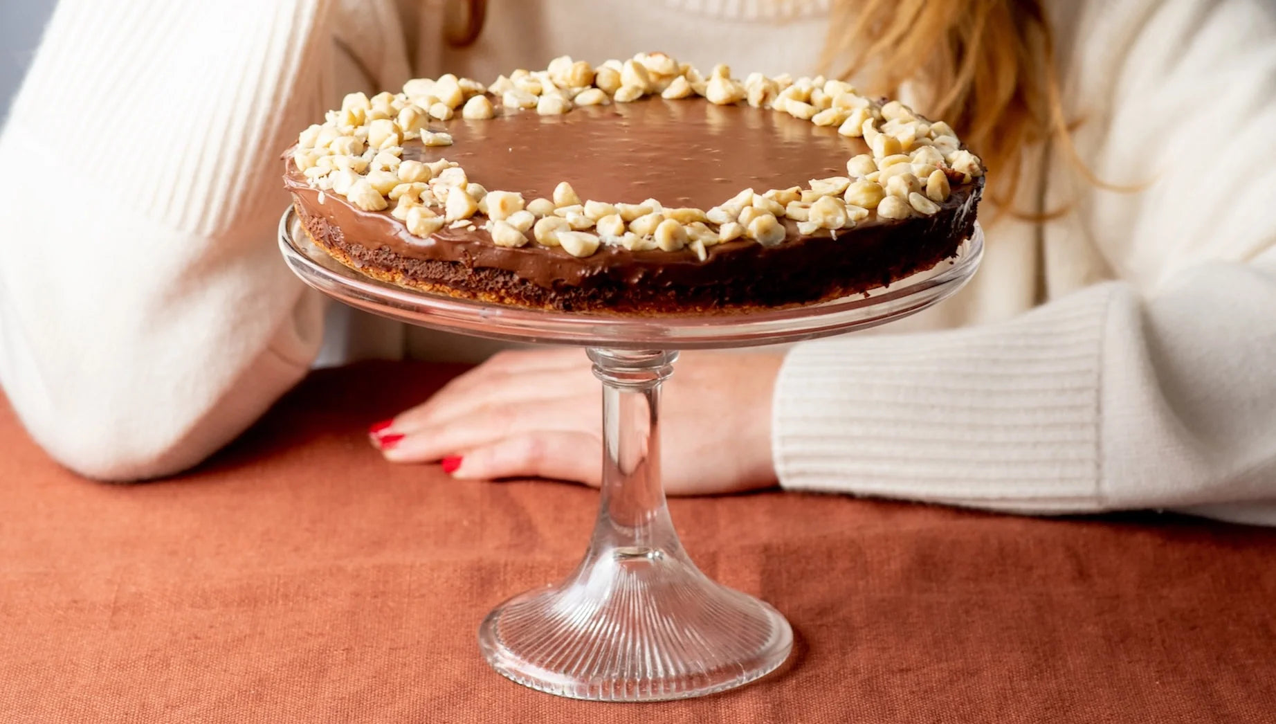 Vegan Chocolate Tart With Hazelnut Crust