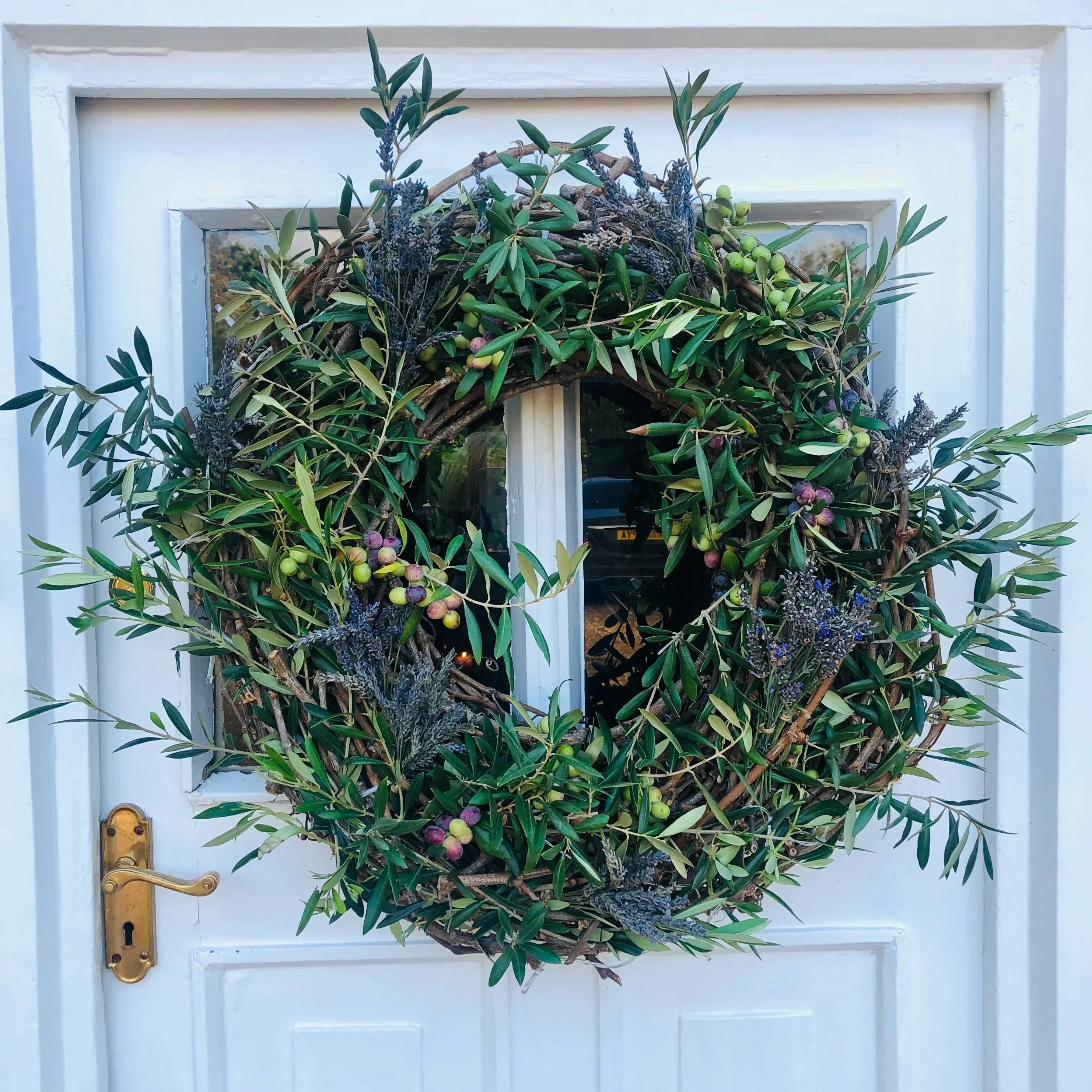 Lavender and Olive Wreath