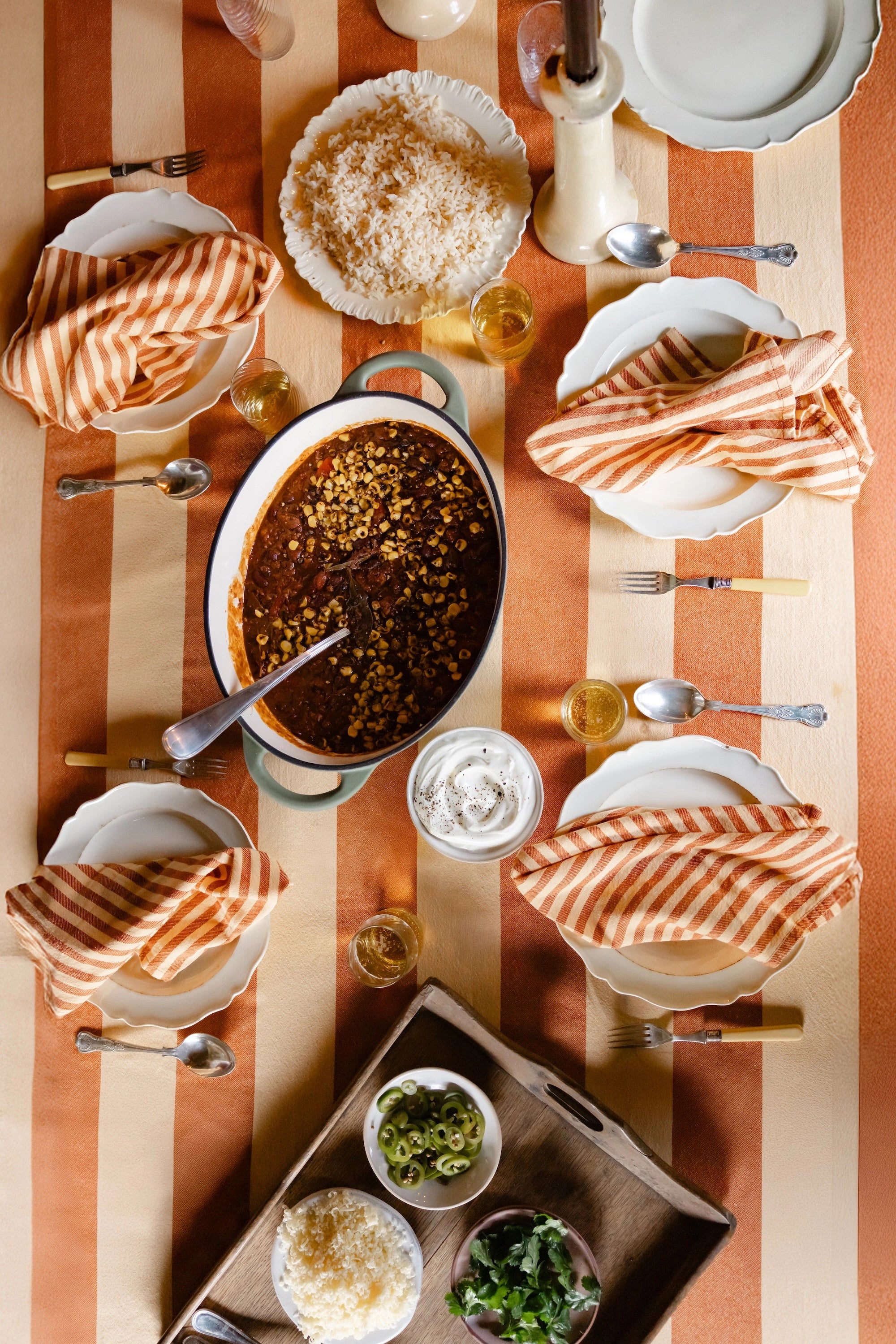 Set of 4 Caramel & Honeycomb Napkins