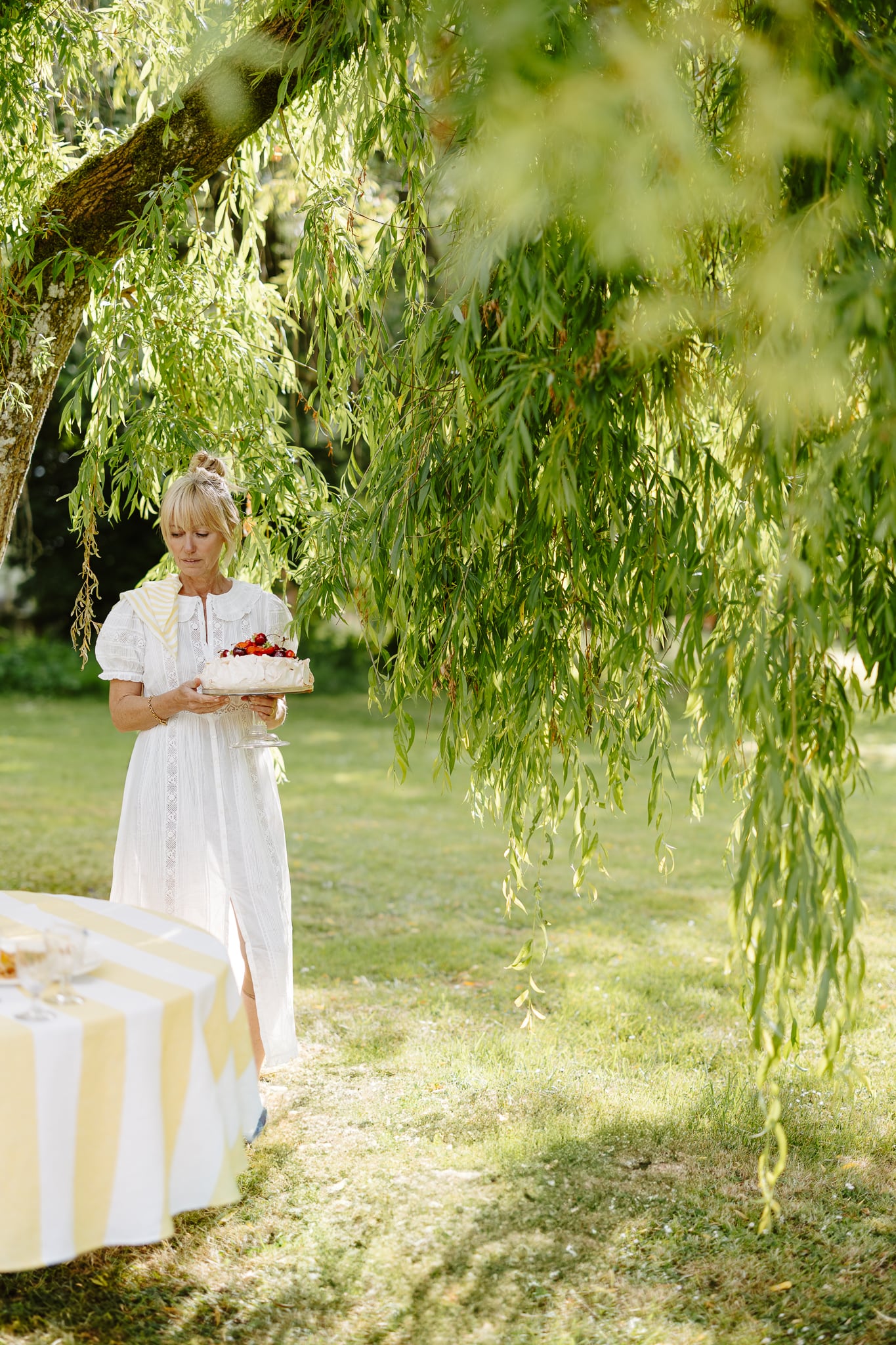 Lemon Grove Tablecloth - Round