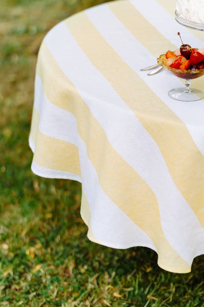 Lemon Grove Tablecloth - Round