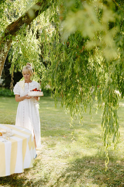 Lemon Grove Tablecloth - Round