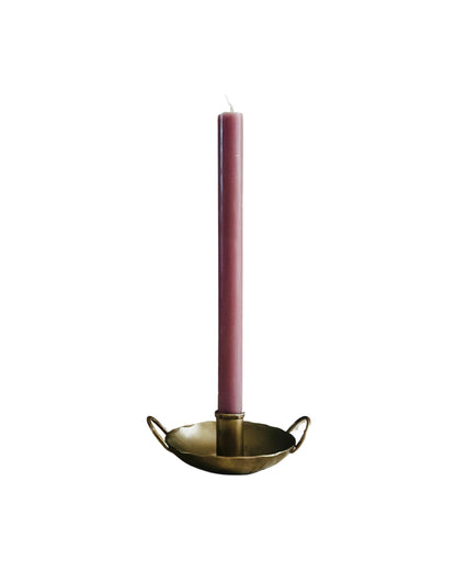 Brass Candle Holder with Handles