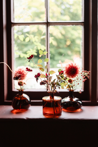 Burnt Caramel Bulb Vase